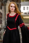 4905 Hooded dress in viscose "Isolde
