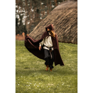 Classic medieval cape "Elinor" Brown
