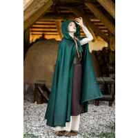Cape médiévale classique "Elinor" Vert