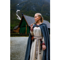 Classic medieval cape "Elinor" Grey