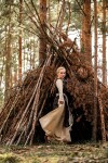 Mittelalter-Überkleid "Magdalena" Dunkelbraun L/XL