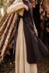 Medieval overdress "Magdalena" brown S/M