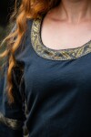 Vestido medieval de algodón "Angie" Azul XXXL
