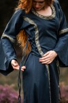 Mittelalter Baumwollkleid "Angie" Blau XL