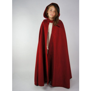16013 Capa de lana para niños con bordados a mano