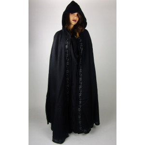 Wool cape with embroidery "Marta" Length 160 cm...