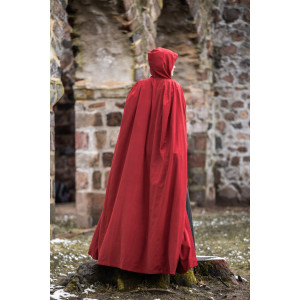 Medieval cotton cape "Gunnar" Red