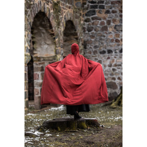 Capa medieval de algodón "Gunnar" Rojo