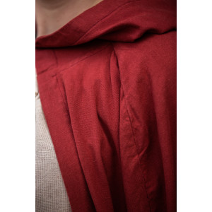 Capa medieval de algodón "Gunnar" Rojo
