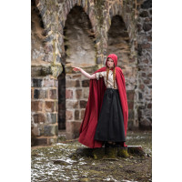 Mantello medievale in cotone "Gunnar" Rosso
