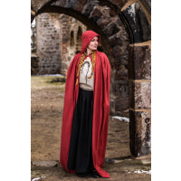 Cape médiévale en coton "Gunnar" Rouge