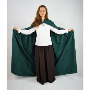 Medieval cotton cape "Gunnar" Green
