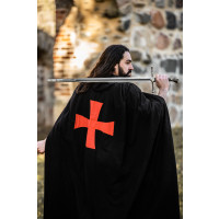Cabo de los Caballeros Templarios "Arnulf" Negro/Rojo