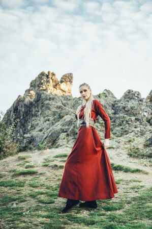 Sottoveste "Lina" Rosso XXL