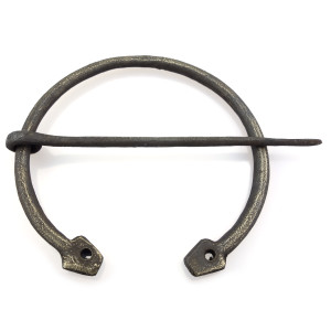 Hand forged viking brooch
