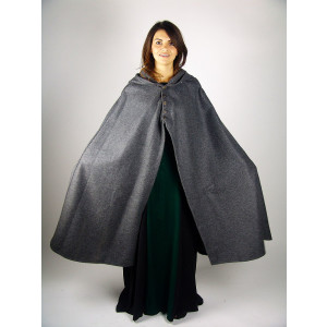 Medieval lady cape "Heidi" Grey