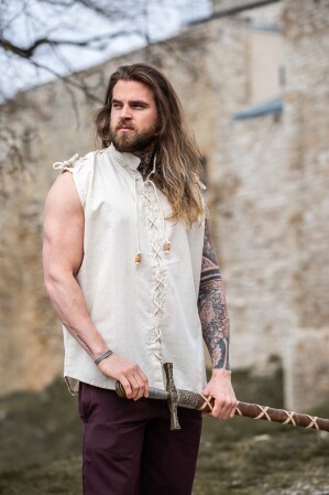 1051 camicia senza maniche con lacci "Henn