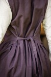 Abito contadino medievale "Arlette" Marrone S
