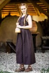 Vestido medieval de campesino "Arlette" Marrón XXXL