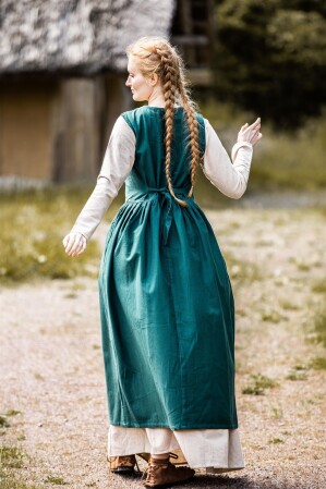 Mittelalter Bauernkleid "Arlette" Grün S