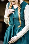 Mittelalter Bauernkleid "Arlette" Grün S