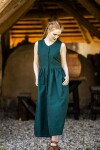 Mittelalter Bauernkleid "Arlette" Grün S