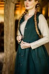 Mittelalter Bauernkleid "Arlette" Grün S