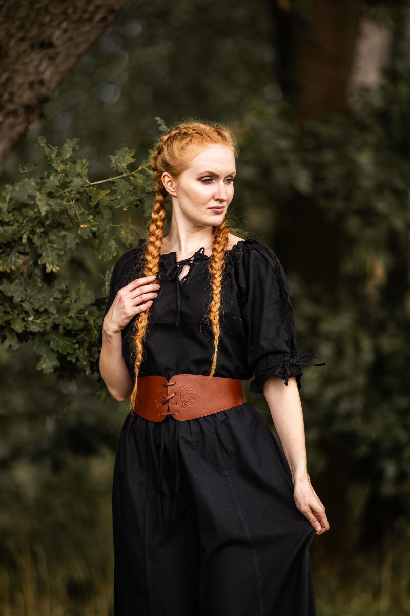 Blouse médiévale à manches courtes &quo