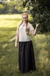 Camicetta medievale a maniche corte "Sandra" Colori canapa S