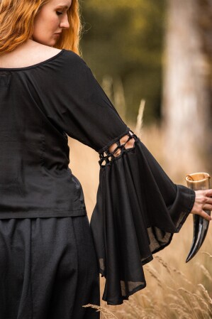 Bluse "Carmen" Schwarz L