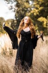 Bluse "Carmen" Schwarz L