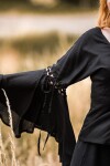 Bluse "Carmen" Schwarz L