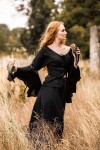 Bluse "Carmen" Schwarz L