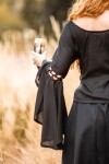 Bluse "Carmen" Schwarz L