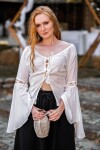 Blouse "Carmen" Blanc L