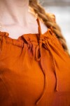 Chemise dété sans manches "Adele" Rust M