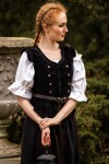 Uniform vest "Adaliz" Black XXL