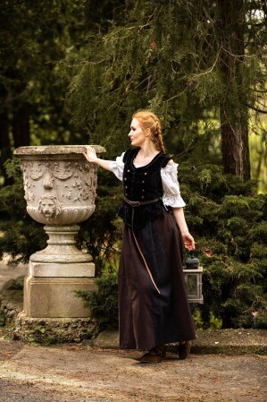 Gilet uniforme "Adaliz" Nero L