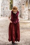 Chaleco de corpiño con bordado "Selma" Rojo XXXL