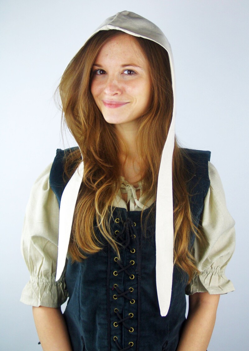 Medieval Hood "Alex" Natural L/XL