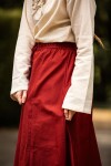Falda medieval "Dana" Roja XXL
