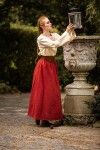 Mittelalterrock "Dana" Rot S/M