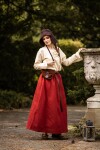 Mittelalterrock "Dana" Rot S/M