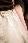 Gonna medievale in cotone pesante "Smilla" Naturale S/M