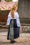 Medieval skirt "Dana" black/green L/XL