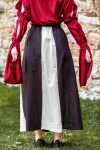 Medieval skirt "Dana" Dark brown/Natural S/M