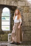 Mittelalterrock "Dana" Hellbraun S/M