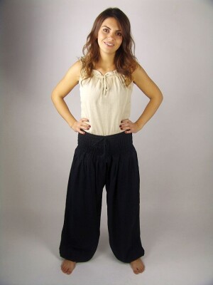 Pantalones "Cleo" Negro XXXL