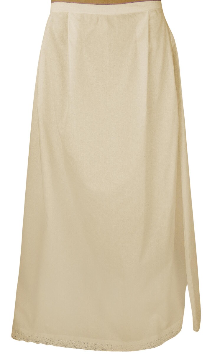 petticoat with ruffle "Manon" Natural S/M