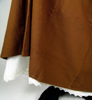 petticoat with ruffle "Manon" Natural S/M